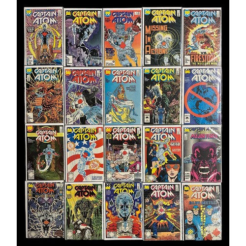 568 - DC Comics Captain Atom: Numbers 1 through to 20 all comics are flat/unfolded NM condition. Bagged & ... 