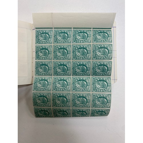 280A - Great Britain, 1902-10 collection of low vals ½d & 1d in blocks M/UM, stored in three small stockboo... 