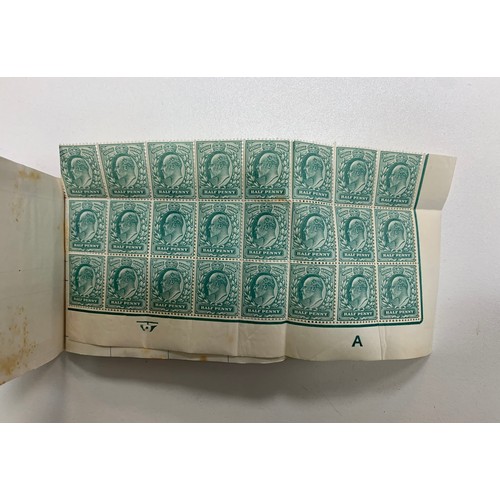 280A - Great Britain, 1902-10 collection of low vals ½d & 1d in blocks M/UM, stored in three small stockboo... 