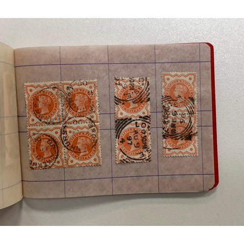 243A - Great Britain, QV to Four Kings range, including, 1862-64 6d U on piece (x5) also attached to reds, ... 