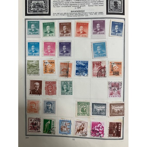 8A - World collection in The Meteor Stamp Album, to include; St. Kilda to 2s6d FU, Czechoslovakia, Hungar... 