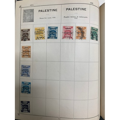 15 - World stamp range in old The Triumph album published by G.F. Rapkin, to include; small quantities of... 