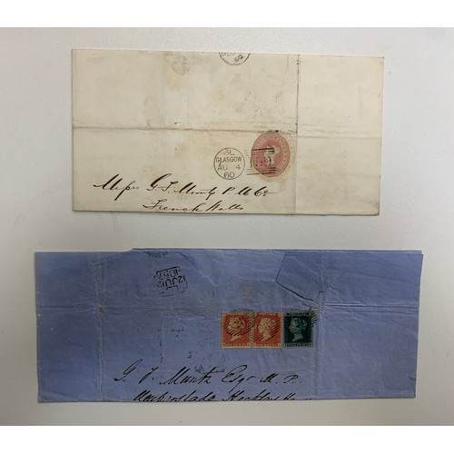 249 - Great Britain, QV Postal History range consisting of many part entires / pieces to Birmingham includ... 