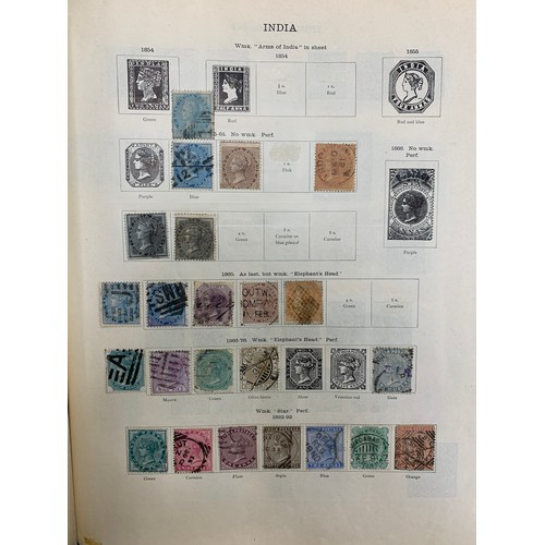 31 - British Commonwealth QV-QEII collection in illustrated The New Ideal Postage Stamp Early, filled thr... 