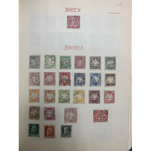 5A - World early to modern A to Z stamp collection in well-filled Senator album, to include; Austria, Bel... 