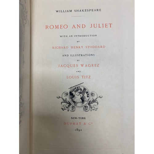 481 - SHAKESPEARE, WILLIAM. ‘ Romeo and Juliet ‘ with an Introduction by Richard Henry Stoddard and Illust... 