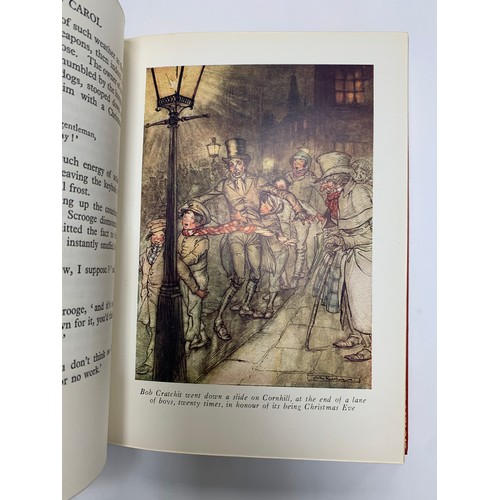 482 - DICKENS, CHARLES / RACKHAM, ARTUR. ‘ A Christmas Carol ‘ by Charles Dickens illustrated by Arthur Ra... 