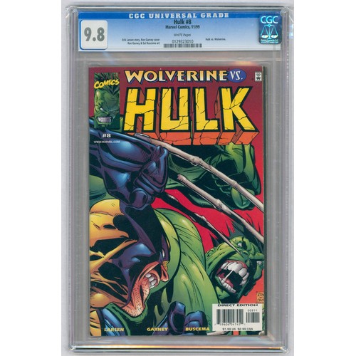 90 - WOLVERINE VS HULK #8 - (November 1999) -Graded 9.8 by CGC. Erik Larsen story, Ron Garney cover, Ron ... 