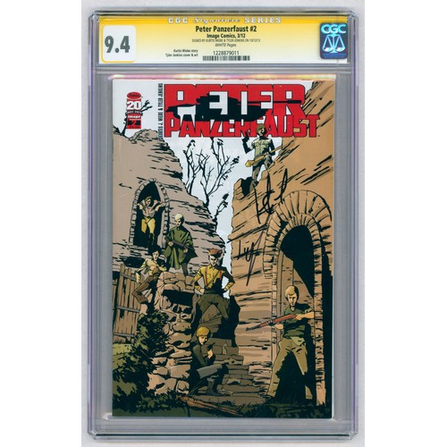 38 - PETER PANZERFAUST #2-(May2012)-Graded 9.4 by CGC. Kurtis Wiebe story, Tyler Jenkins cover & art. Sig... 