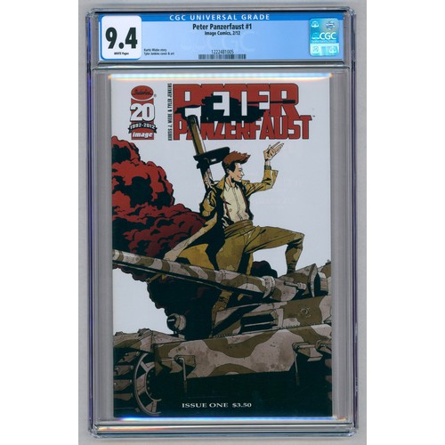 37 - PETER PANZERFAUST #1 – (Feb. 2012 Image) – GRADED 9.4 by CGC – Tyler Jenkins cover and art, Kurtis W... 