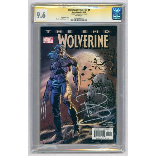 91 - WOLVERINE: THE END #1 – (Jan. 2004 Marvel Comics) – GRADED 9.6 by CGC – Signed by Paul Jenkins on 11... 