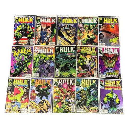 31 - THE INCREDIBLE HULK comics, numbers, 1, 2, 3, 4, 5, 6, 7, 9, 10, 11, 12, 13, 14, 15, 16, 17, 18, 19,... 