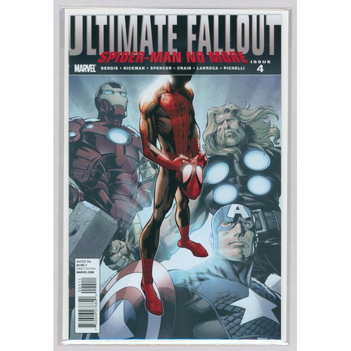 78 - ULTIMATE FALLOUT #4 - (Oct 2011, Marvel) - Key Issue: First appearance of the new Spider-Man (Miles ... 