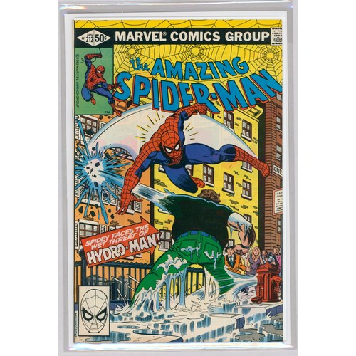 56 - THE AMAZING SPIDER-MAN #212 (Jan 1981, Marvel) – First Appearance of Hydro-Man. John Romita Jr., Al ... 