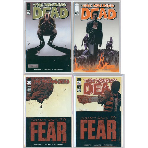 74 - THE WALKING DEAD (Image Comics) four copies with #61 Key Issue with first appearance of Father Gabri... 