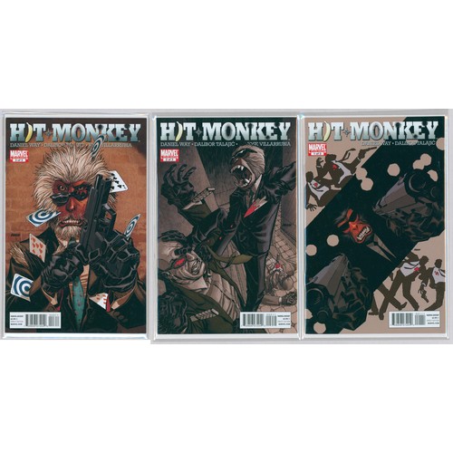 19 - HIT MONKEY - (Marvel Limited Series, 2010) all three issues. (3)