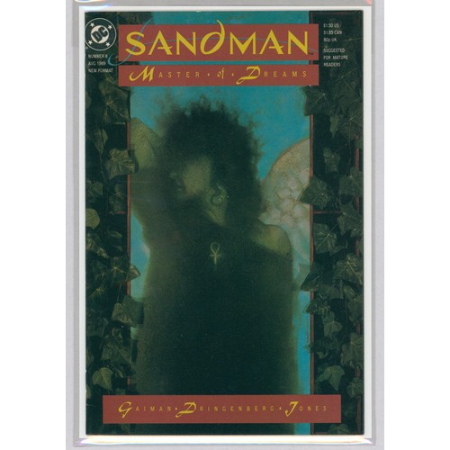 42 - SANDMAN: MASTER OF DREAMS – (Aug 1989, DC) – Key Issue: First appearance of Death. Boarded.