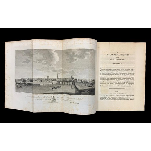 475 - GREEN, VALENTINE. ‘ The History and Antiquities of the City and Suburbs of Worcester ‘ by Valentine ... 