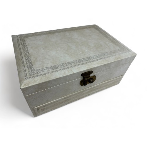 56 - Jewellery box containing a quantity of costume jewellery.