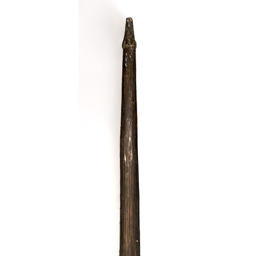 325 - 19th Century hand carved Aboriginal Bow, length 136 cm