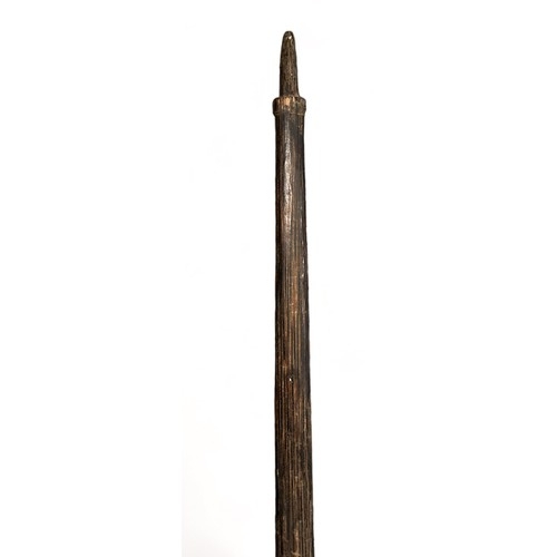 325 - 19th Century hand carved Aboriginal Bow, length 136 cm