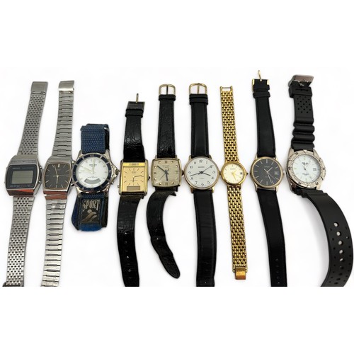 99 - A small collection of Seiko and Sekonda watches  - Qty 9.  The quartz watches are untested. The rest... 