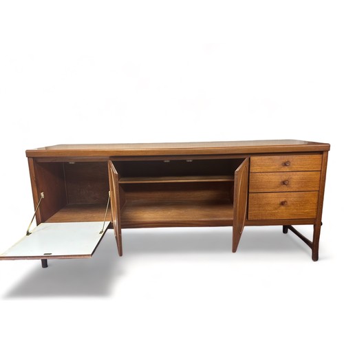 459 - Patrick Lee for Nathan Furniture, 'Circles' sideboard. A mid century retro vintage teak wood sideboa... 