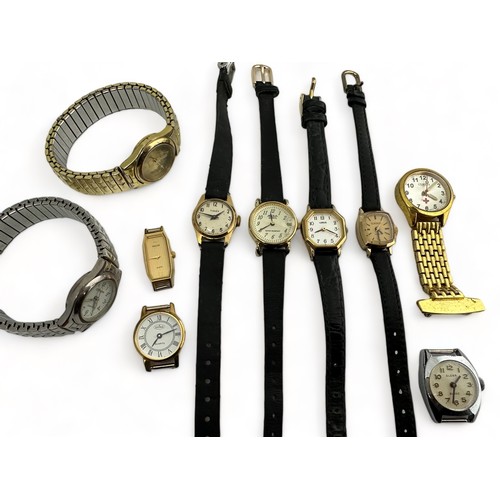 137 - 10 ladies watches - untested.