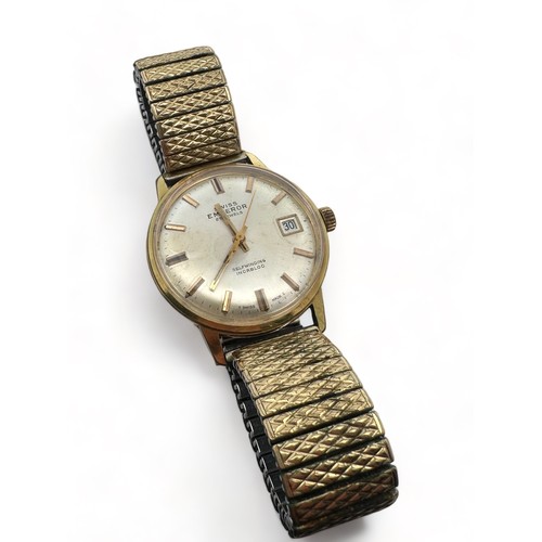 71 - Gents circa 1960s Swiss Emperor automatic watch, 25J movement, on expanding bracelet. Watch working ... 