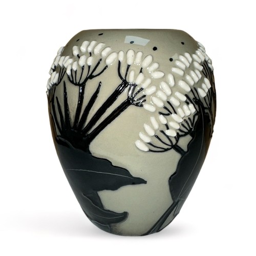 260 - Moorcroft, Summer Silhouette Moorcroft miniature rounded vase designed by Vicky Lovatt. Marked to ba... 