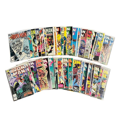 491 - Marvel Comics Iron Man numbers 182 through to 266 (50) several issues missing in run. All comics Bag... 