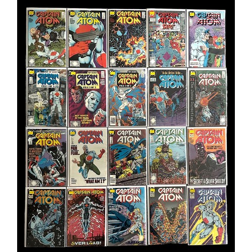 462 - DC Comics Captain Atom: Numbers 1 through to 56 all comics are flat/unfolded NM condition, bagged & ... 