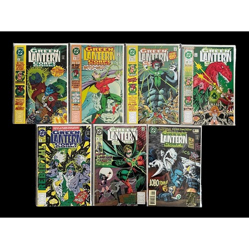 464 - DC Comics Green Lantern range with Green Lantern Corps Quarterly 1992/3. 7 copies, numbers 1 through... 