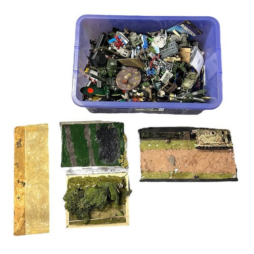 244 - Assortment Of Model Tanks, mainly kit-built including Warhammer, Games Workshop, Tamiya, etc. 60+ di... 