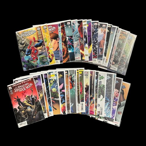 501 - Marvel Comics The Amazing Spider-Man 2018, Numbers 1 through to 39, 41 copies, some issues missing s... 