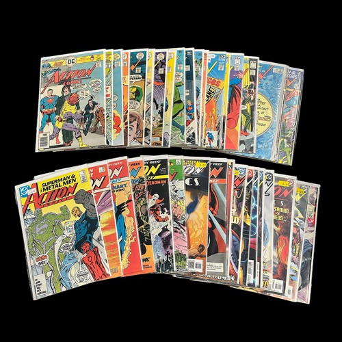 471 - DC Action Comics: Numbers 460 through to 826 (38) many numbers missing in run please see photo: All ... 