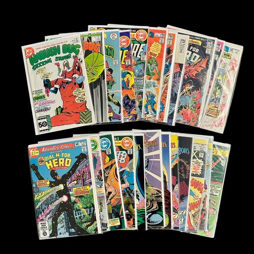 474 - Range of DC Comics: To include: Ambush Bug 1, 3, (2). Aquaman 448,49, (2). Adventure Comics, 463, 46... 