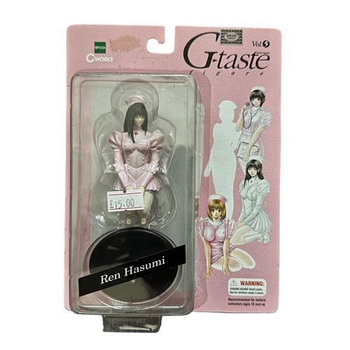 244A - 4x Epoch C Works G-Taste Figurines. Includes Riona Kisaragi, Asuka Senou, Moe Yagisawa and Ren Hasum... 