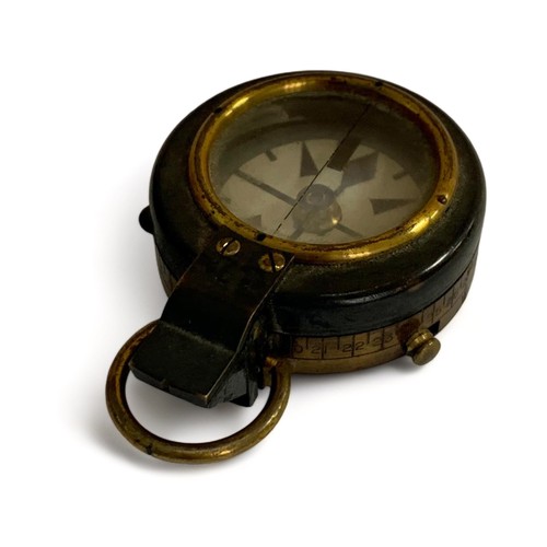 117 - F. Darton & Co, British Military Issue marching compass by F. Darton & Co, London, marked to reverse... 