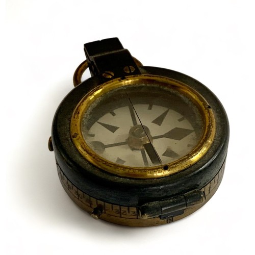 117 - F. Darton & Co, British Military Issue marching compass by F. Darton & Co, London, marked to reverse... 