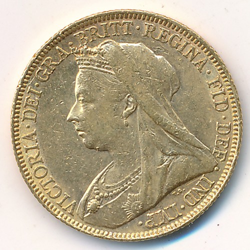 207 - Victoria 1898S full gold sovereign fine.