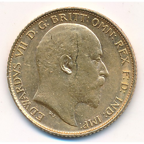 209 - Edward VII 1903S half sovereign fine.