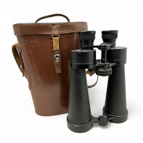 128 - Barr & Stroud CF31 7x50 Binoculars. Serial number 92248 comes with leather case. good used condition... 