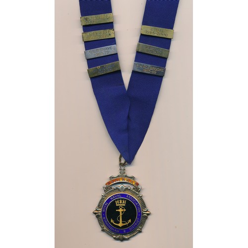 85 - Large silver gilt and enamel neck order for the Chairman, Royal Naval Association Birmingham & Distr... 