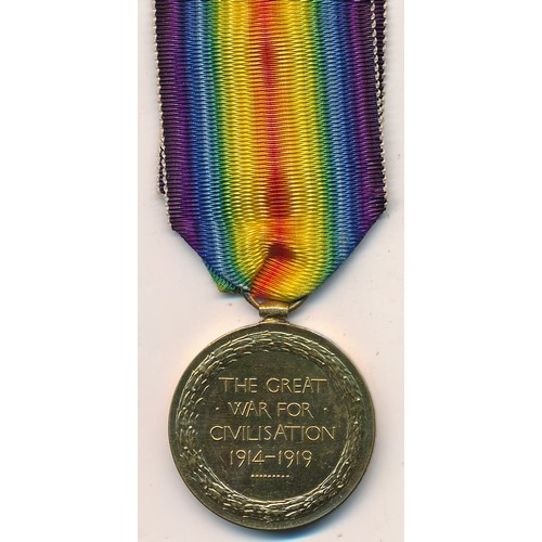 14 - First World War - Victory Medal to S-27229 Pte F.E. Henley Rif Brig about mint. Frederick Henley was... 