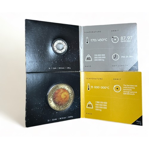 255 - Australia: 2017 Planetary 10 Coin complete set in Pop Up Book, includes Mars coin.