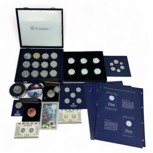 254 - World coin collection with boxed silver Cook Islands $2 