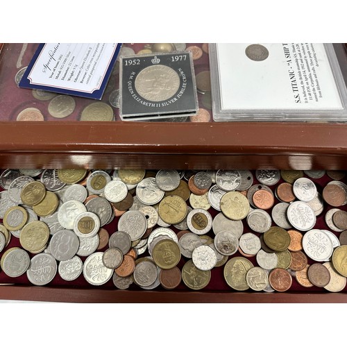 223 - Mainly 20th Century British collection in mixed condition with crown 1891, Elizabeth I sixpence with... 