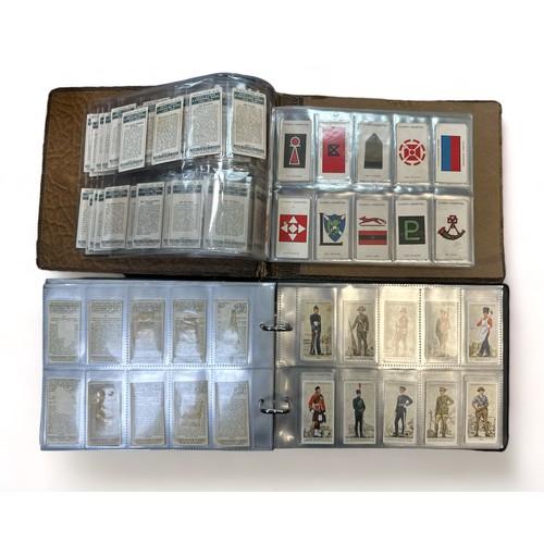 169 - Range of complete and part military cigarette card sets with Player Army, Corps & Divisional Signs 1... 