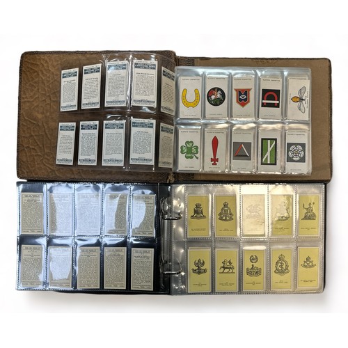 169 - Range of complete and part military cigarette card sets with Player Army, Corps & Divisional Signs 1... 